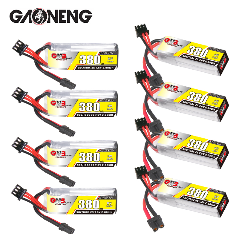 Rc Helicopter Parts - Akumulator Lipo GNB 2S 7.6V 380mAh