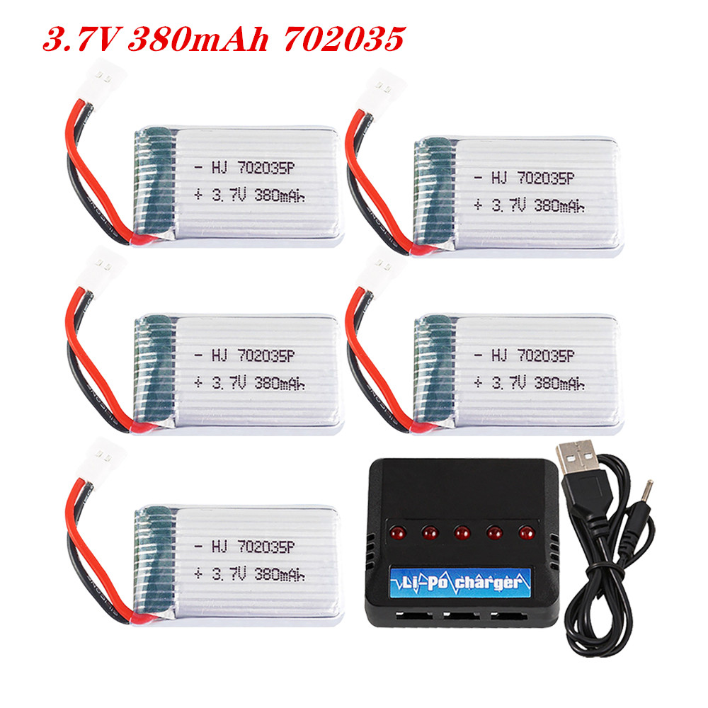 Rc Helicopter Parts - 3.7V 380mah 702035 bateria Lipo akumulator